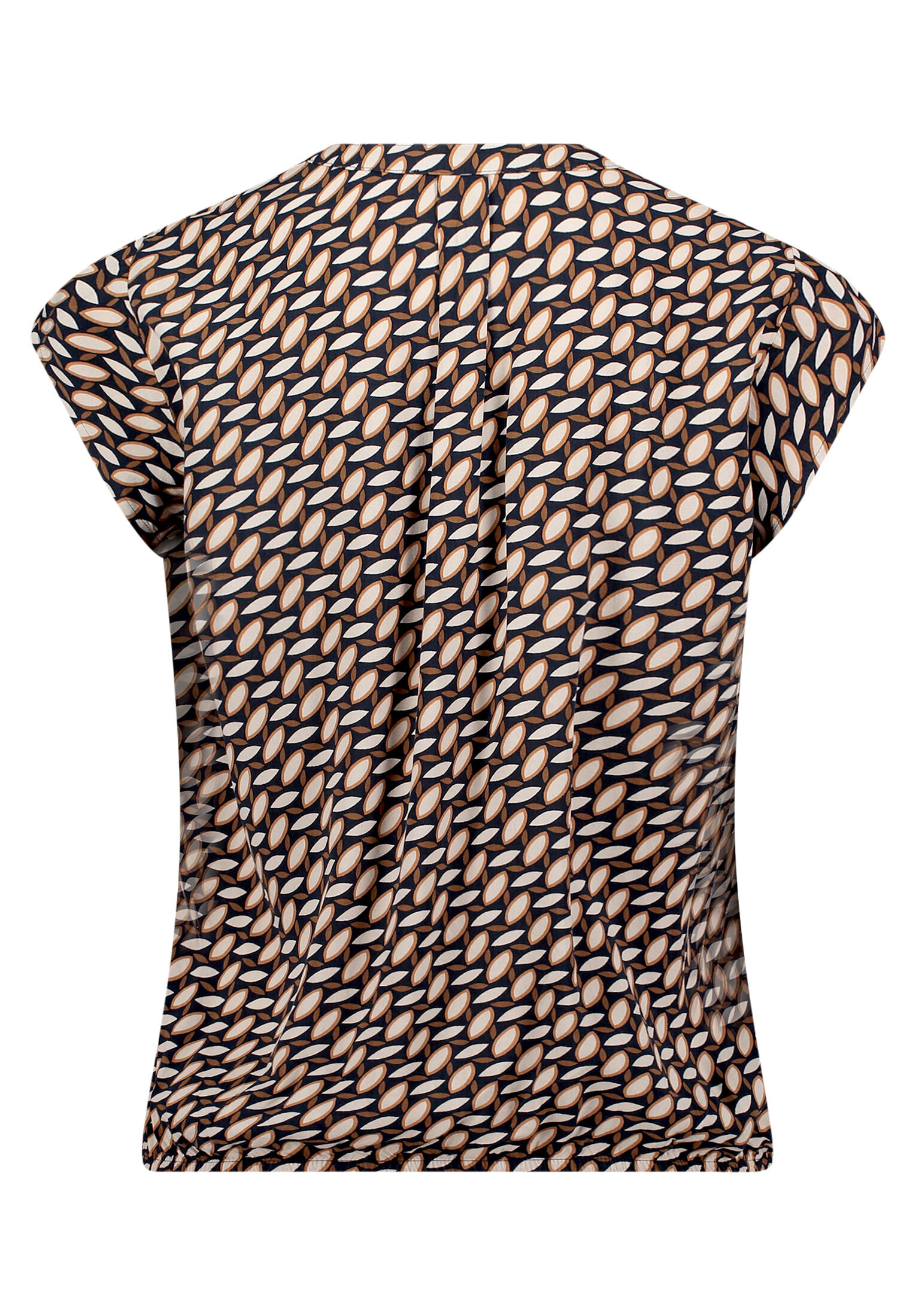 Betty Barclay Shirtbluse, Split-Neck, FüR Damen, Blau|Braun, 46