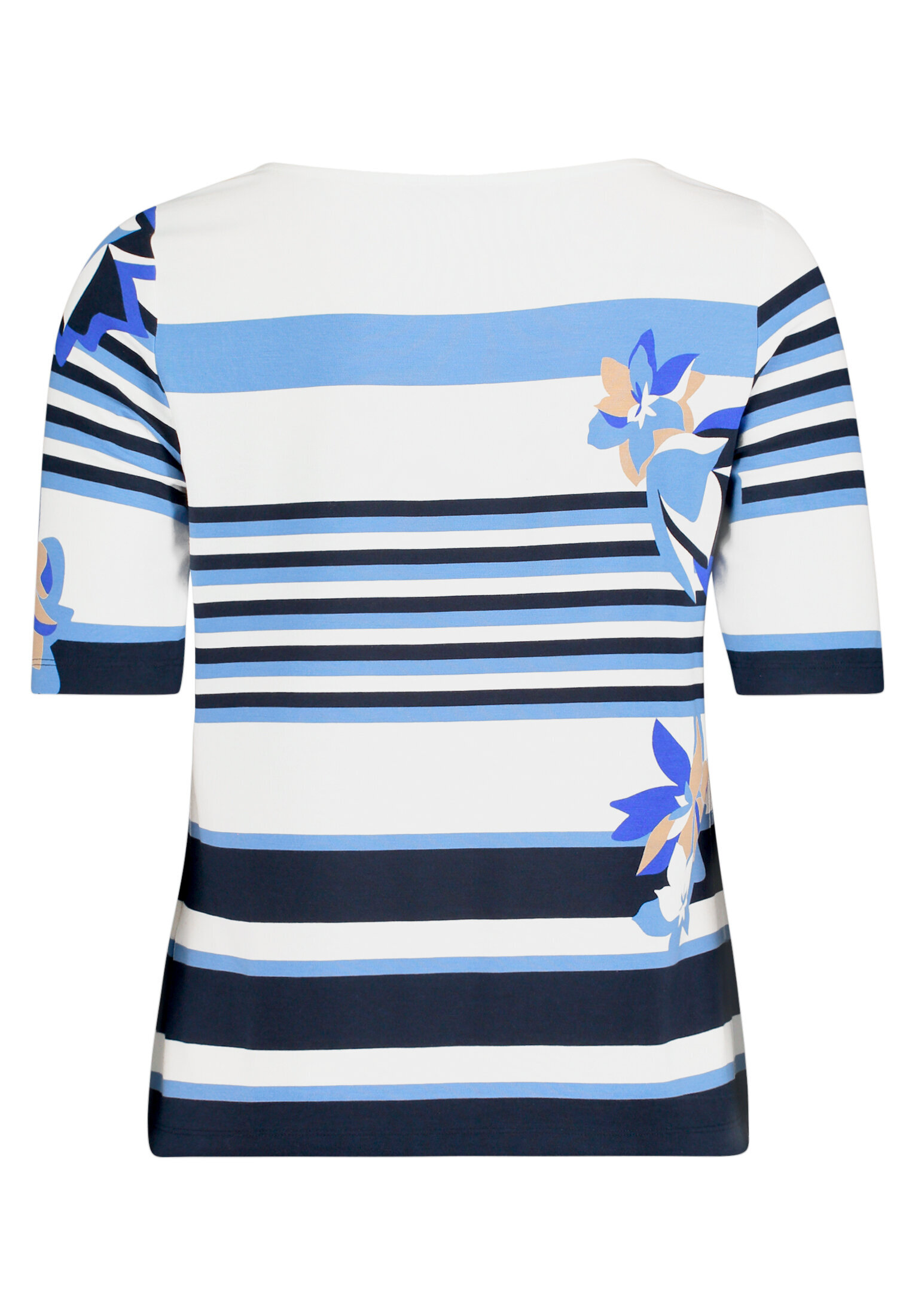 Betty Barclay Basic Shirt Mit Ringel, Blau, 36