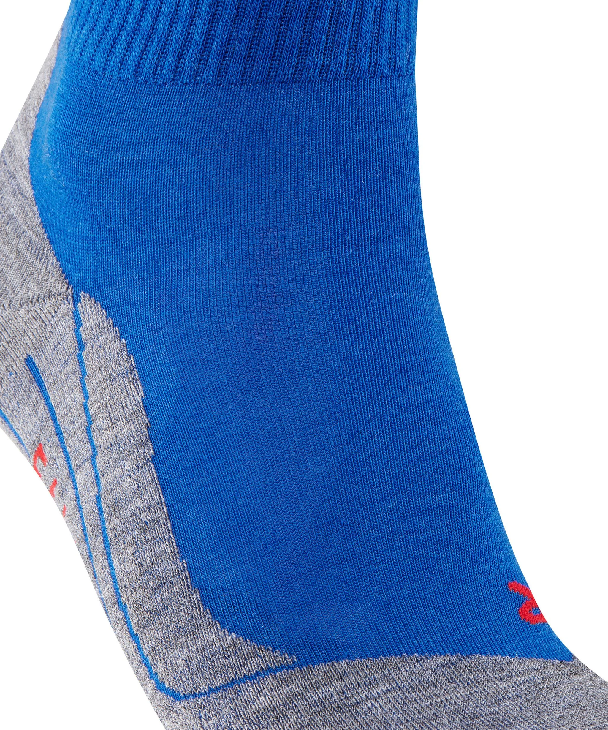 Falke TK5 Trekking-Socken, Merinowolle-Mix, Thermoregulierend, FüR Herren, Blau|Grau, 39-41