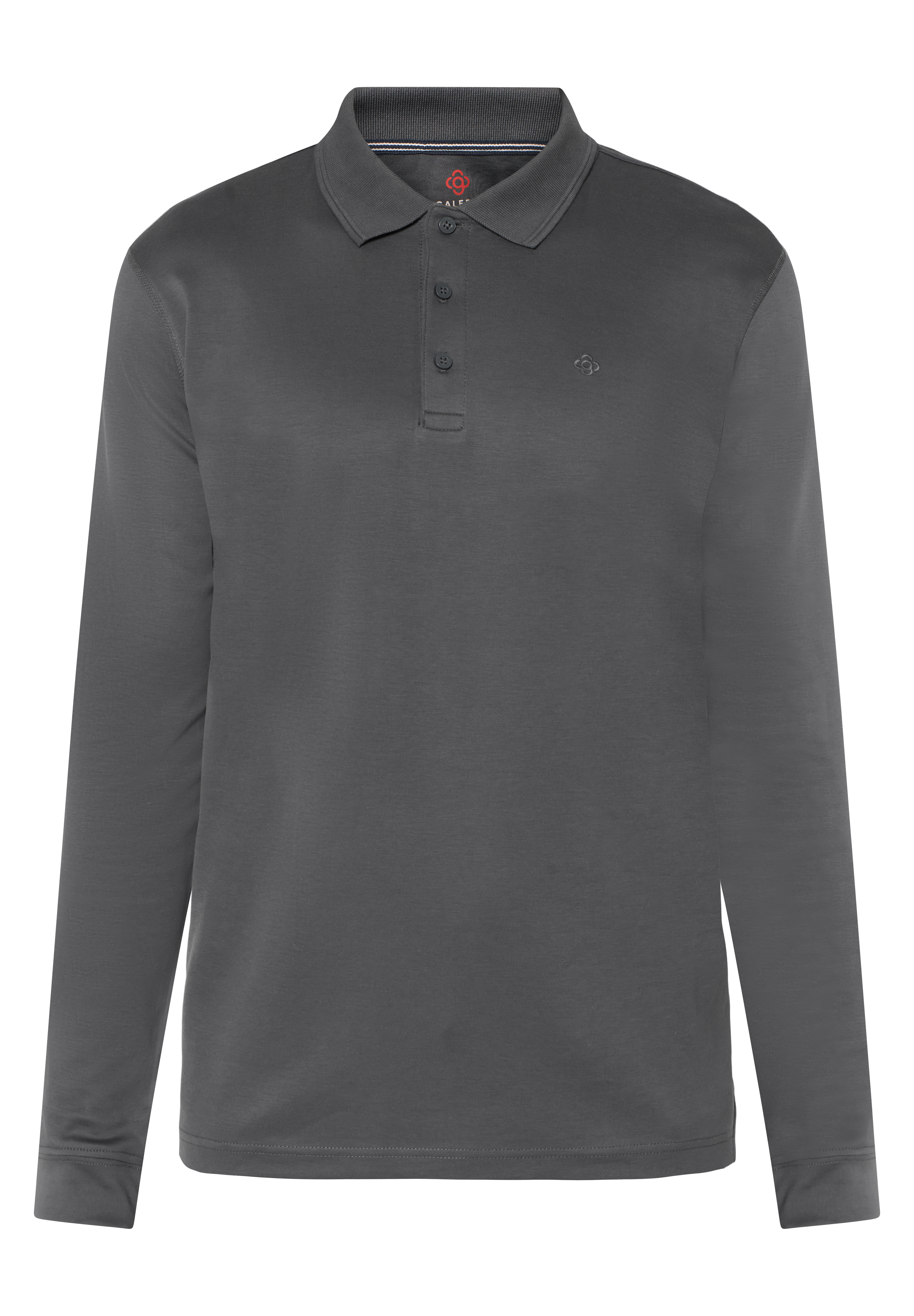 Galeria Poloshirt, Langarm, FüR Herren, Grau, L-image