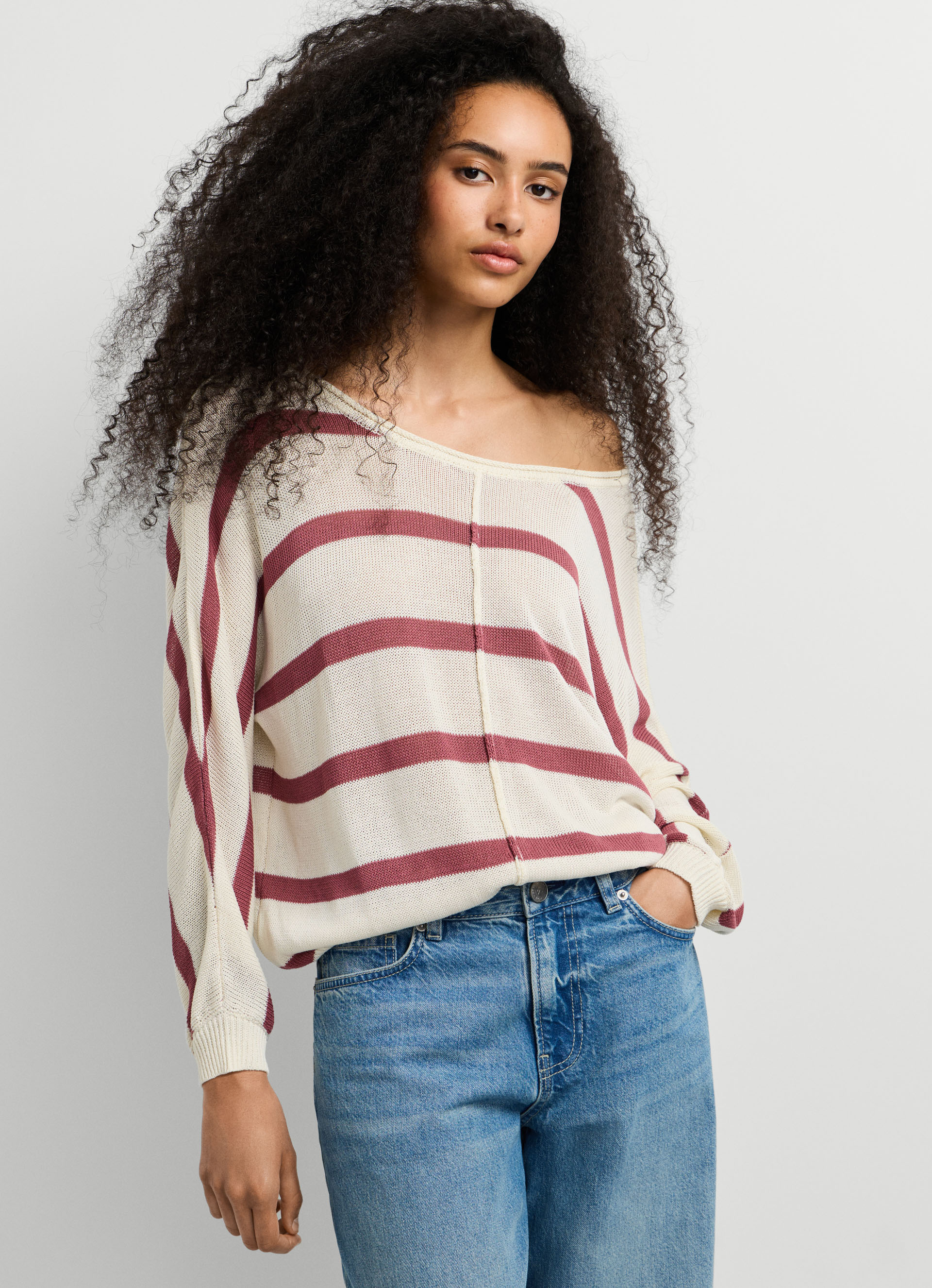 Pepe Jeans Footwear Pullover Alberta, Baumwolle, FüR Damen, Beige, M