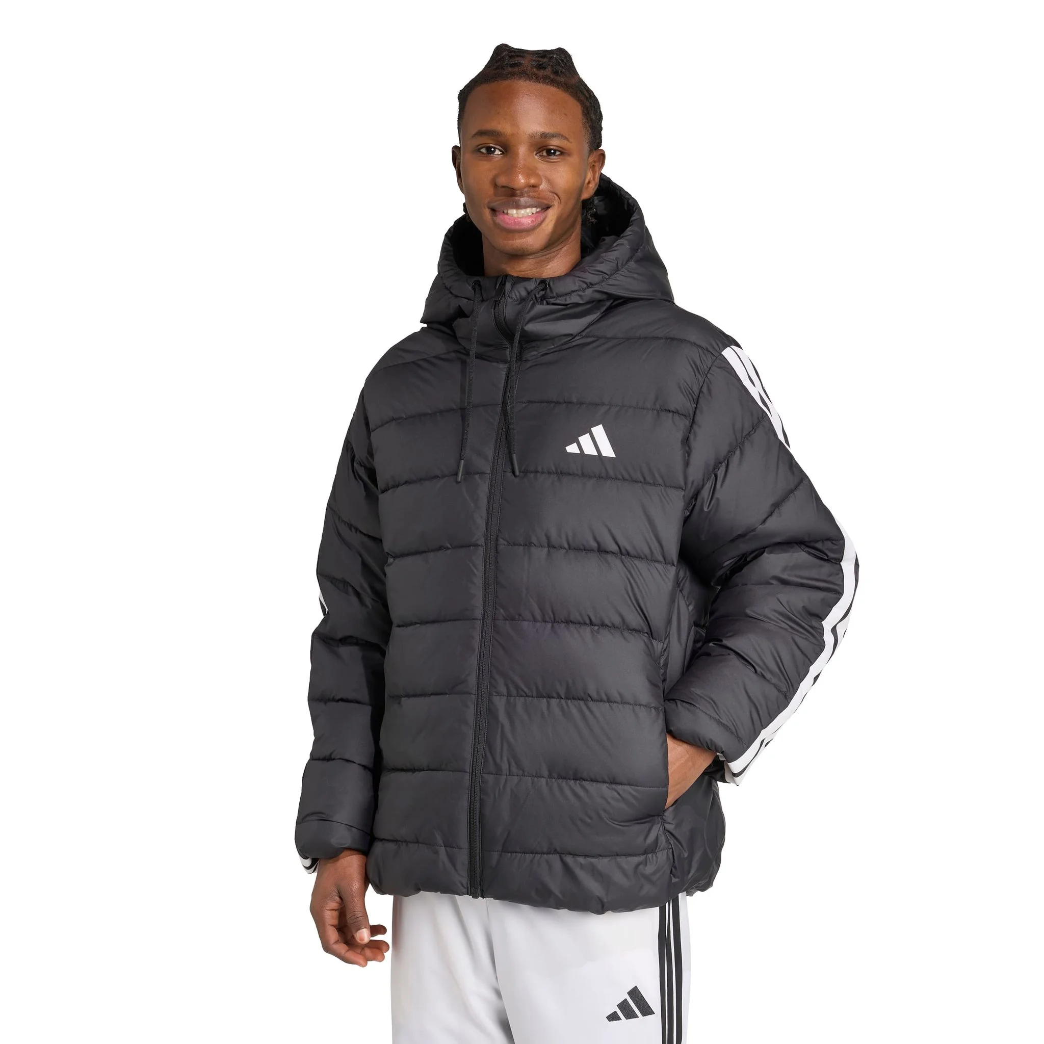 Adidas Essentials Steppjacke, Wasserabweisend, FüR Herren, Schwarz, Xxl