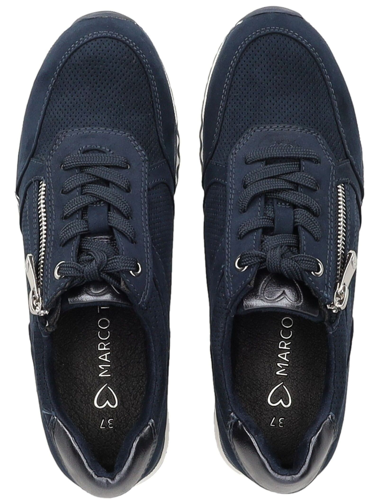 marco Tozzi® Sneaker, Kunstleder, FüR Damen, Blau, 42