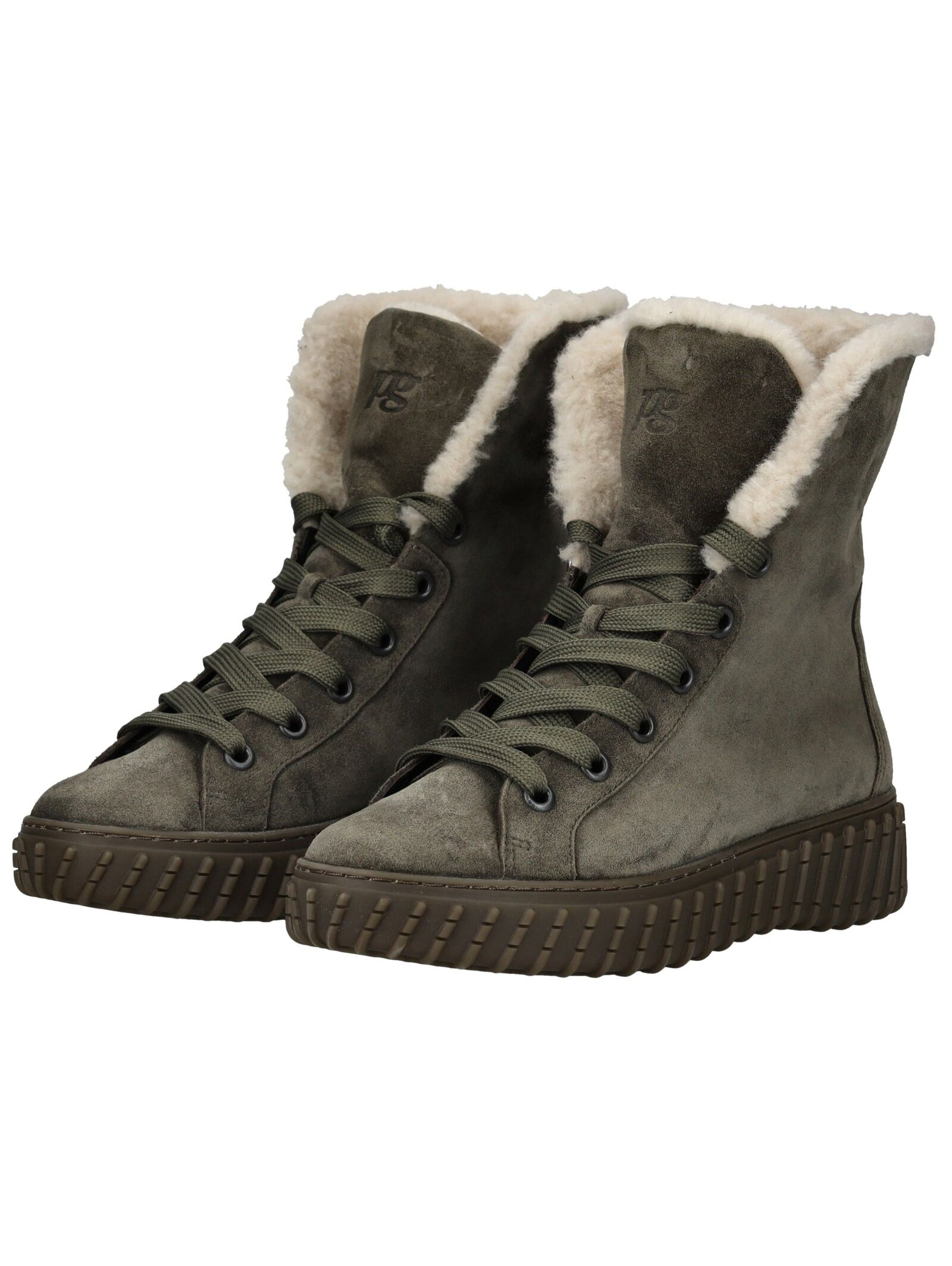 Paul Green Veloursleder Stiefelette, GrüN, 39