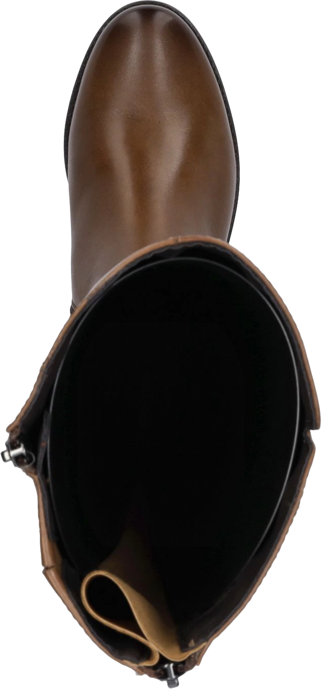 Seibel Stiefel, Blockabsatz, Leder, FüR Damen, Braun, 40