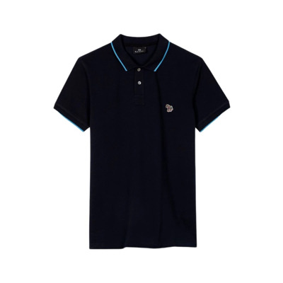 Image of Polo Shirt PS By Paul Smith , Blue , Heren
