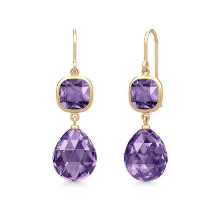 Image of Earrings Julie Sandlau , Purple , Dames