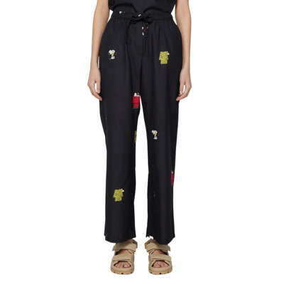 Image of Trousers Soulland , Black , Dames
