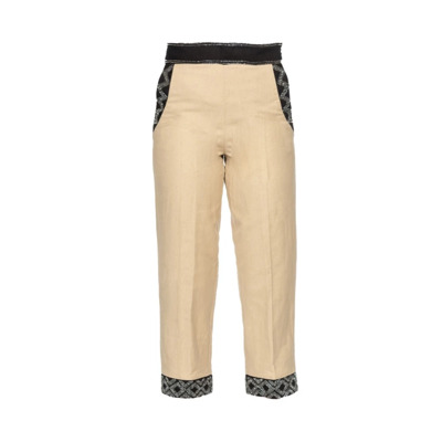 Image of Chino`s Twinset , Beige , Dames