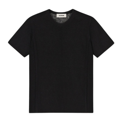 Image of T-Shirts Aeron , Black , Dames