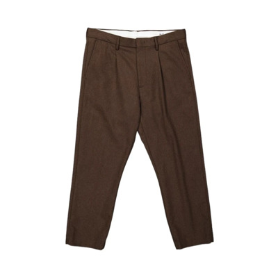 Image of Trousers Nn07 , Brown , Heren