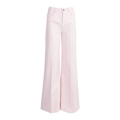 Image of Moderne Bootcut Flared Jeans March23 , Pink , Dames