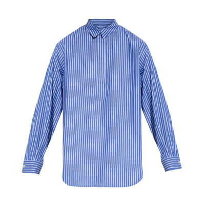 Image of Gestreept overhemd Samsøe Samsøe , Blue , Dames