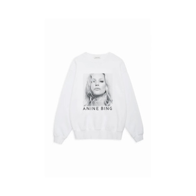 Image of Kate Moss Sweatshirt Ramona Anine Bing , White , Dames