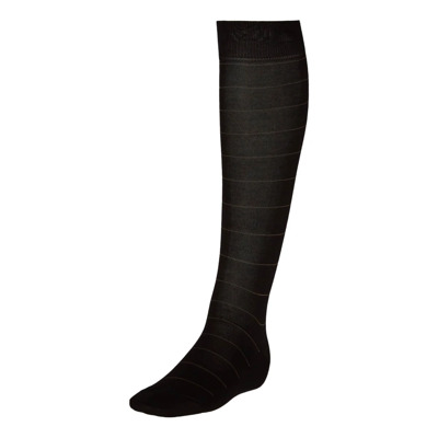 Image of Gestreepte biologisch katoenen sokken Boggi Milano , Black , Heren