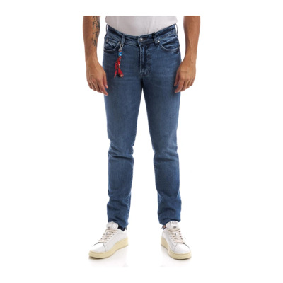 Image of Slim-fit jeans Roy Roger's , Blue , Heren