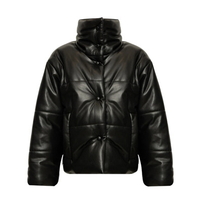 Image of Hide puffer jacket Nanushka , Black , Dames