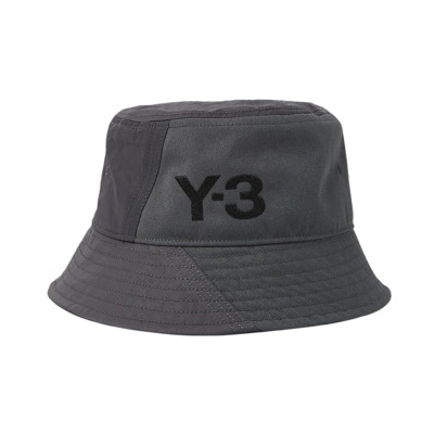 Image of Moderne Tonal Panel Bucket Hat Y-3 , Gray , Heren