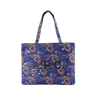 Image of Pre-owned Tote Bags A.p.c. , Blue , Dames