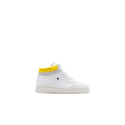 Image of Witte Gele Sneakers Nl11 Newlab , White , Dames