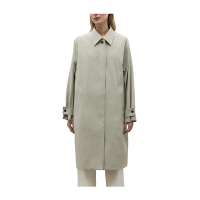 Image of Single-Breasted Coats Ecoalf , Beige , Dames