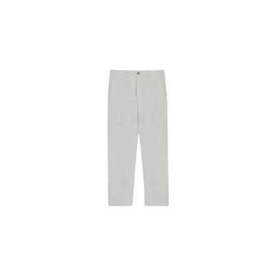 Image of Straight Trousers Noyoco , White , Heren