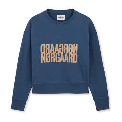 Image of Zachte en stijlvolle sweatshirt Mads Nørgaard , Blue , Dames