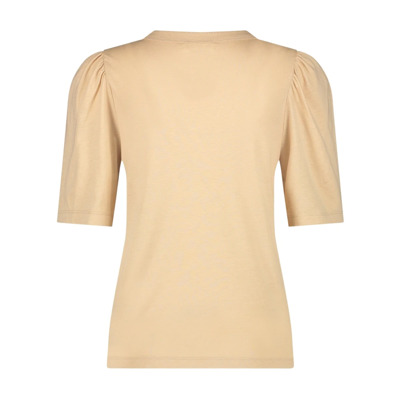 Image of Dory T-Shirt | Warm zand Jane Lushka , Beige , Dames