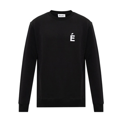Image of Sweatshirt met logo Études , Black , Heren