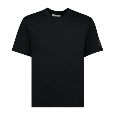 Image of Logo Label T-shirt Ami Paris , Black , Heren