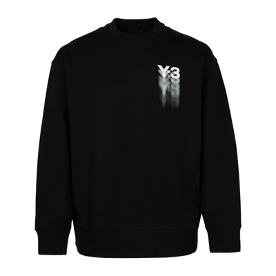 Image of Organisch Katoenen Sweatshirt Y-3 , Black , Heren