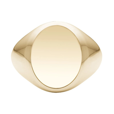 Image of Classic Signet Ring - 14k goud Julie Sandlau , White , Dames