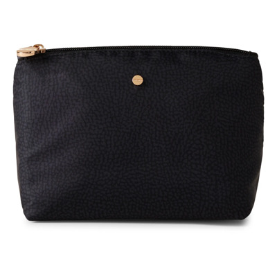 Image of Gerecyclede Stoffen Medium Pouch Borbonese , Black , Dames