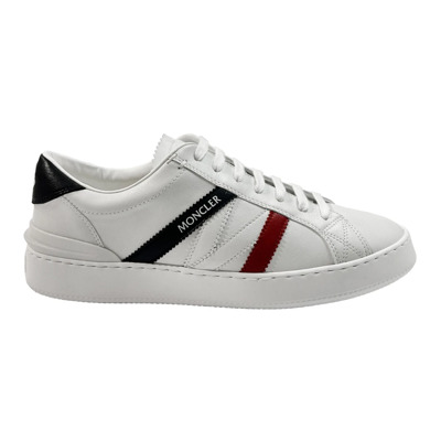 Image of Monaco Sneaker in Wit/Zwart Moncler , White , Heren