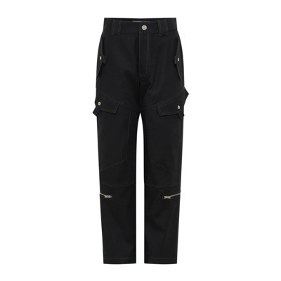 Image of Tapered Trousers Dion Lee , Black , Dames