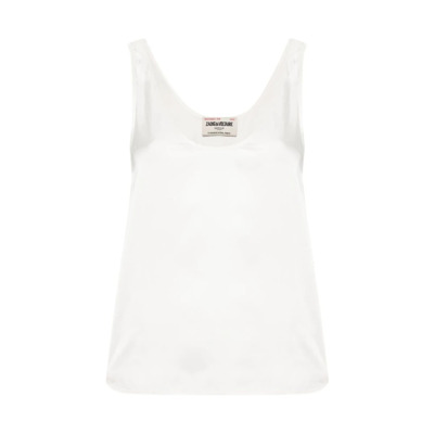 Image of Mouwloze Top Zadig & Voltaire , White , Dames