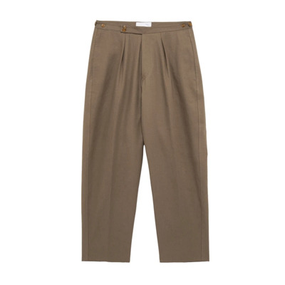 Image of Wide Trousers Seven Gauge , Brown , Dames