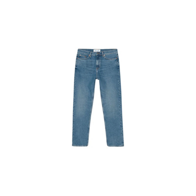 Image of Wijdvallende jeans met taps toelopende pijpen Samsøe Samsøe , Blue , Heren