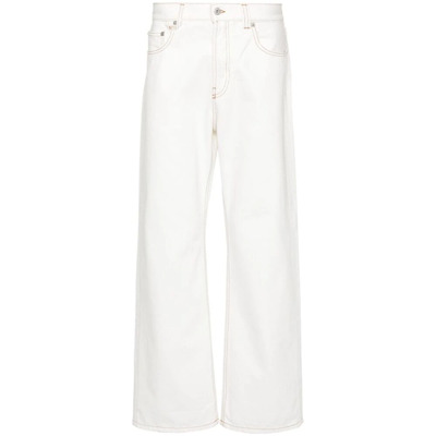 Image of Gerecyclede katoenen denim jeans Jacquemus , White , Heren