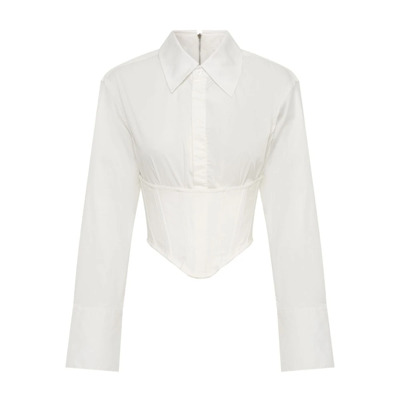 Image of Witte Korset Shirt Dion Lee , White , Dames