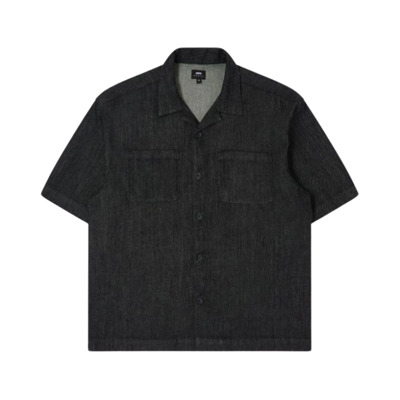 Image of Short Sleeve Shirts Edwin , Black , Heren