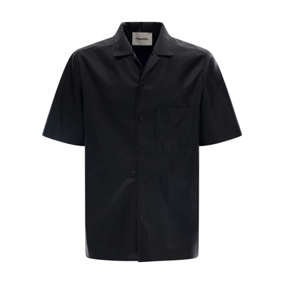 Image of Short Sleeve Shirts Nanushka , Black , Heren