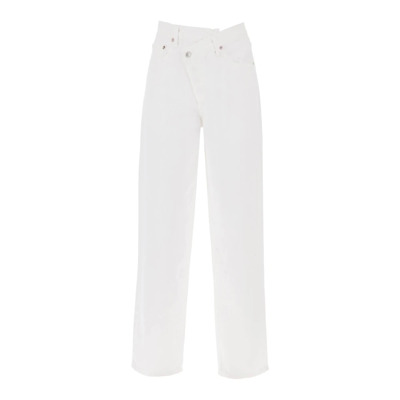 Image of Criss Cross Denim Jeans Agolde , White , Dames