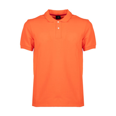 Image of Zebra Polo Shirt, Oranje Upgrade PS By Paul Smith , Orange , Heren