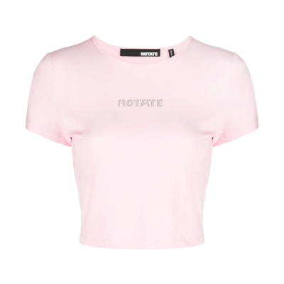 Image of Draai T-shirts en Polos Rotate Birger Christensen , Pink , Dames