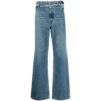 Image of Flared Jeans Y/Project , Blue , Heren