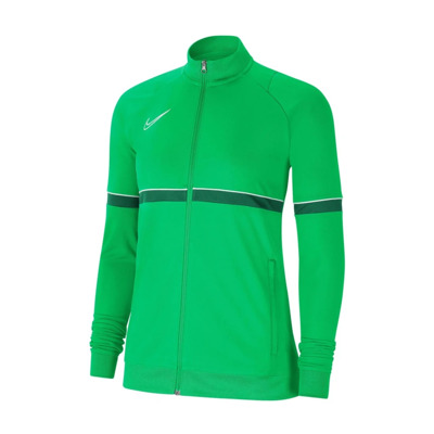 Image of Groene Dri-Fit Academy 21 Zip Sweater Nike , Green , Heren
