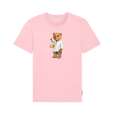 Image of Roze Jersey T-shirts en Polos Baron Filou , Pink , Heren