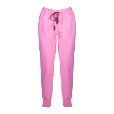 Image of Neon Pink Zebra Logo Sweatpants PS By Paul Smith , Pink , Dames