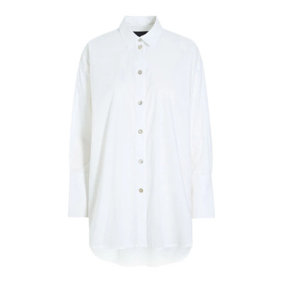 Image of Core Cotton Oversized Shirt Wit Bitte Kai Rand , White , Dames